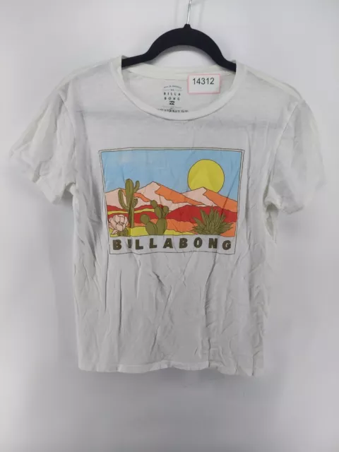 billabong t shirt men size medium crew neck short sleeve cotton graphic tee