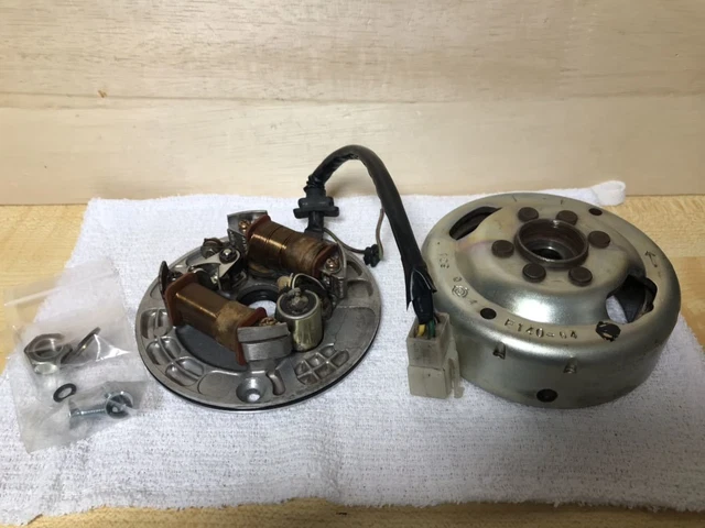 Honda Genuine 6V L Crank Monkey Gorilla Ducks Shary Cub Flywheel & Generator