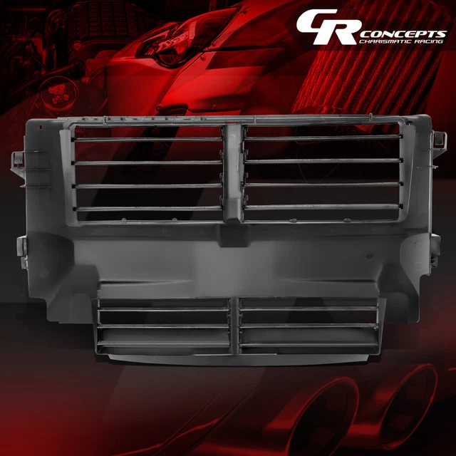 OE STYLE FRONT Radiator Shutter Assembly W/O Actuator For 2012-2016 ...