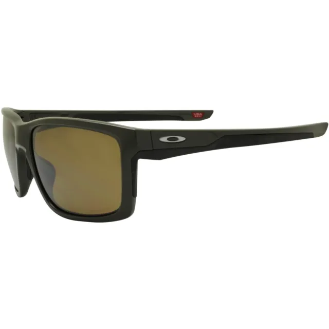 Ex Display Oakley OO 9264-4461 Mainlink XL Olive Green Prizm Tungsten Sunglasses