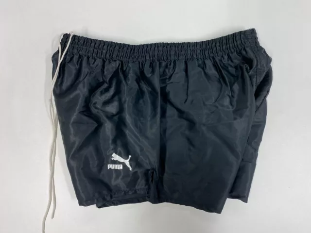 PUMA Glanz Shiny Herren Nylon Shorts Gr. M D5 Sporthose Kurze Hose Hose C1596