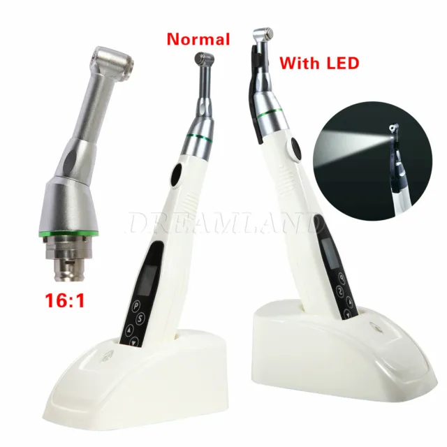 LED/Non-LED Dental Endo Motor ​Contra angle 16:1 Handpiece Endodontics Treatment