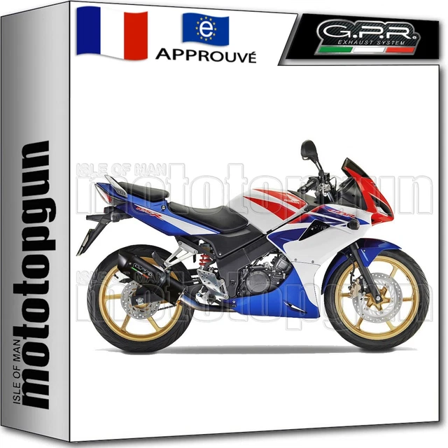 Pot D’échappement GPR Race Furore Nero Pour Peugeot Satelis 125 4V 2006-2007