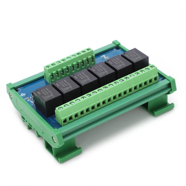 Optocoupler Isolating PLC Relay, MRI-24D48 DC Input 24VDC Output 3-48VDC Photoelectrical Coupler Isolating PLC Relay Module