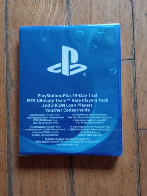 Playstation Plus PS4 EUROPEAN 14 Day Trial FIFA Ultimate Team Rare