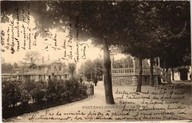CPA AK Fontenay sous Bois La Gare FRANCE (1282729)