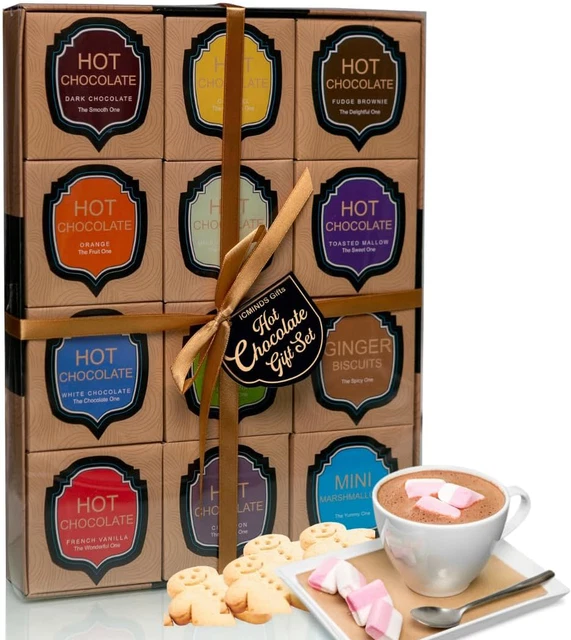 HOT CHOCOLATE GIFT set flavoured hot chocolate gift set for kids men