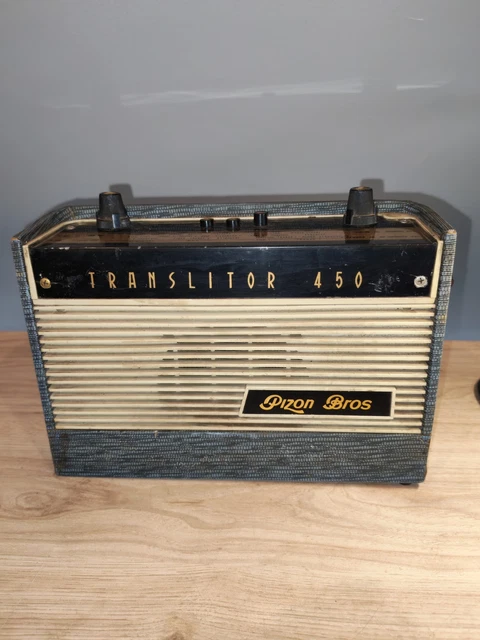 Radio Vintage Pizon Bros TR 1270 FM - Années 70 - Design Rétro Italien