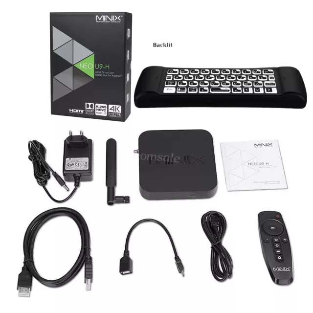 GENUINE MINIX NEO U9-H TV Box Android 4K Media Hub HDR Player 2