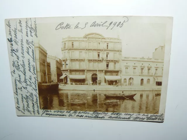 Cette 1905 RPPC Postcard France Sette Sète Miss Good St Peters Rectory Walworth