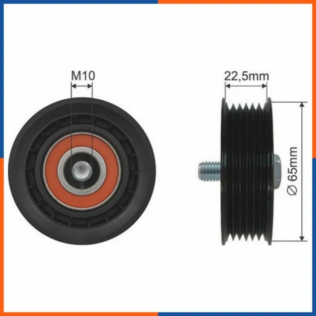 Galet tendeur de courroie d'accessoire pour FIAT | 1361876, 0340402SX, TA1767