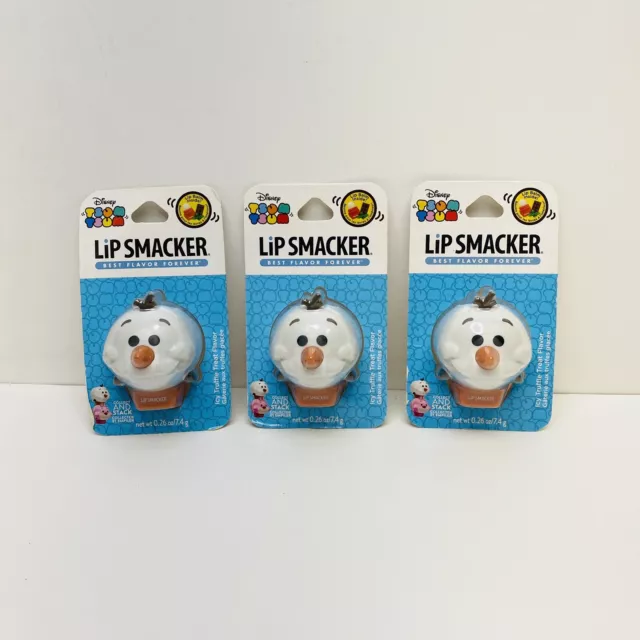 Lip Smacker Disney Tsum Tsum Lip Balm, Icy Truffle Treat Flavor Lot Of 3