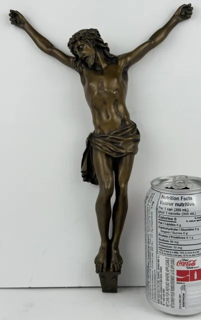 Antique gorgeous & neat Bronze Statue, Figure or body of crucified JESUS CHRIST