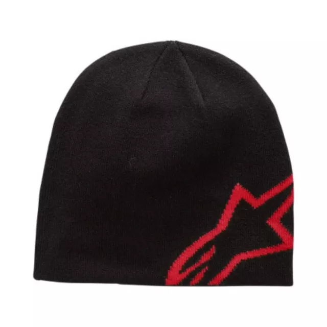 Alpinestars - Corp Shift Mens 100% Acrylic One Size Casual Beanie - Black/Red