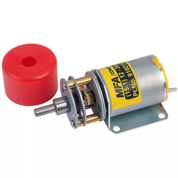 1 x MFA Gearbox and Motor 15:1 4mmshaft 12-24V