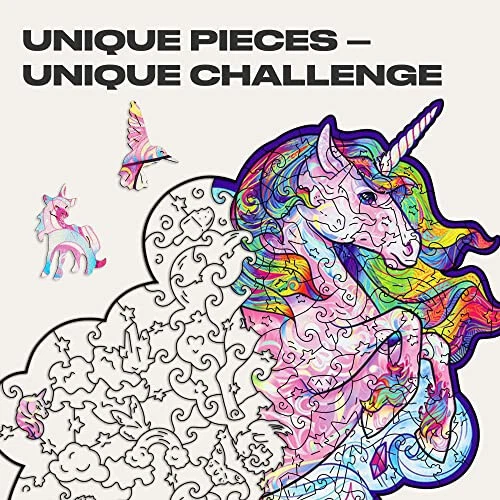 UNIDRAGON Wooden Puzzle Jigsaw, Best Gift for Adults and Children, Unique  [NEW] 3