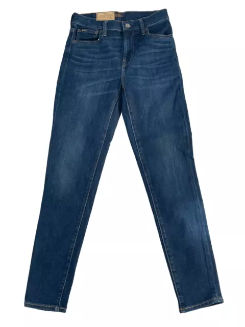 Polo Ralph Lauren Women's Tompkins Skinny High Rise Ankle Jeans Size 25X26