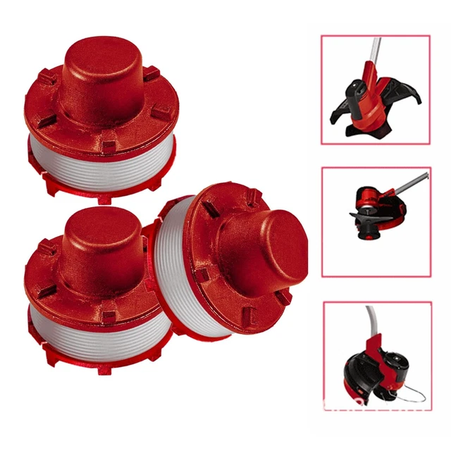 Zeqeey Tête de bobine de rechange M10 x 1,25 mm pour débroussailleuse