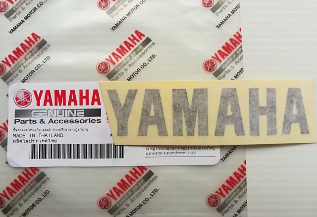 ORIGINAL Yamaha-8cm-Schriftzug-SCHWARZ-Aufkleber-Sticker-Emblem-FENDER-80mm-Logo