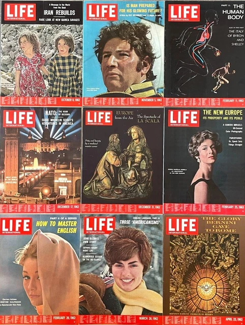 LIFE INTERNATIONAL ZEITSCHRIFT - Magazine - Vintage - 1963 AUSWAHL ...