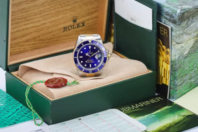 Rolex Submariner Date 16613 ‘Bluesy’ | 1998 | Full Set | Tritium