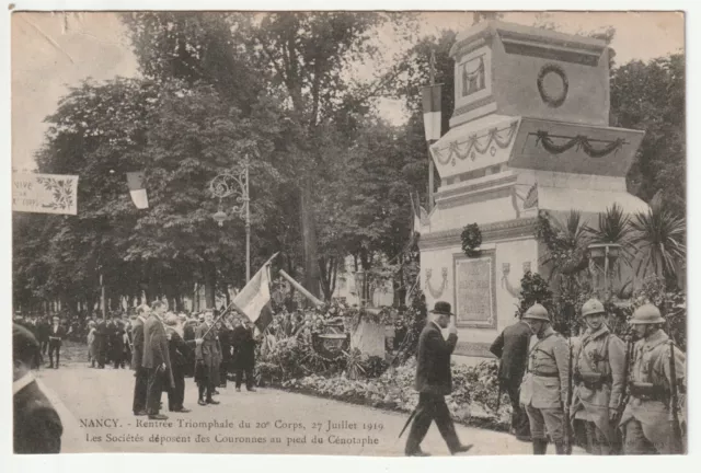 NANCY - CPA 54 - Vie Militaire - Rentrée du 20eme Corps d' Armée Juillet 1919 14