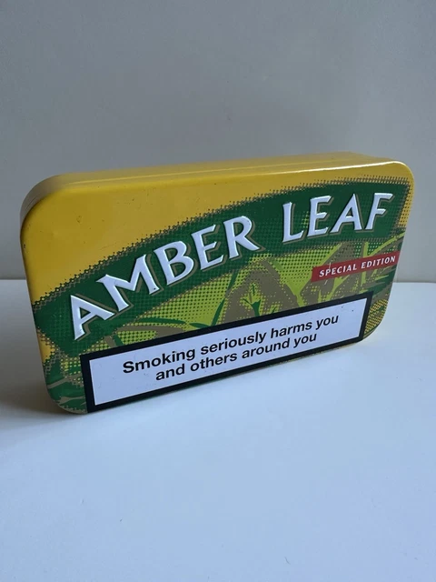 amber leaf tobacco tin limited edition AMBER LEAF ORIGINAL Edition 50g Empty Tin New £26.70