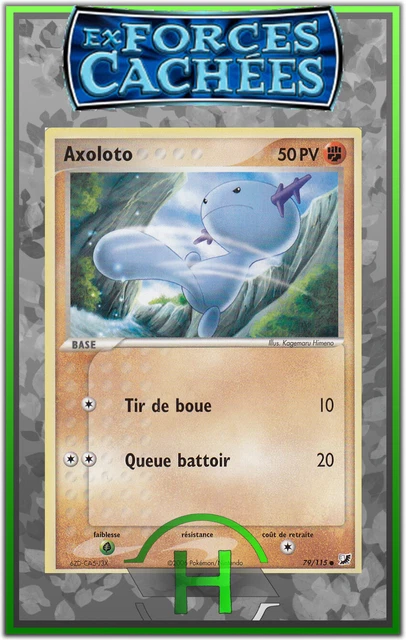 Axoloto - EX:Forces Cachées - 79/115 - Carte Pokemon Française