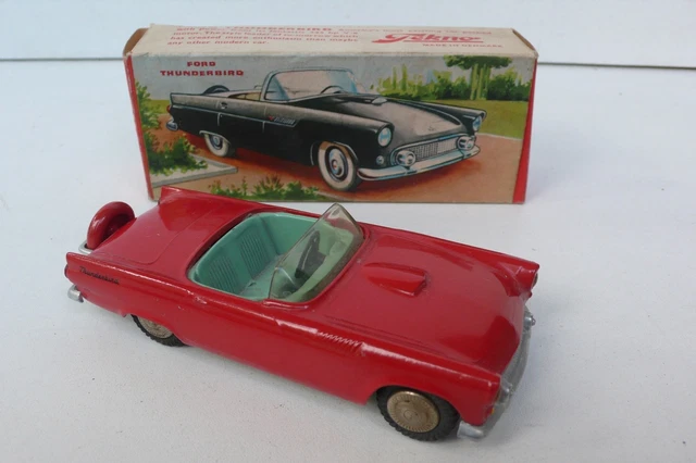 TEKNO DANEMARK 809 FORD THUNDERBIRD DÉCAPOTABLE VERT EXCELLENT ÉTAT