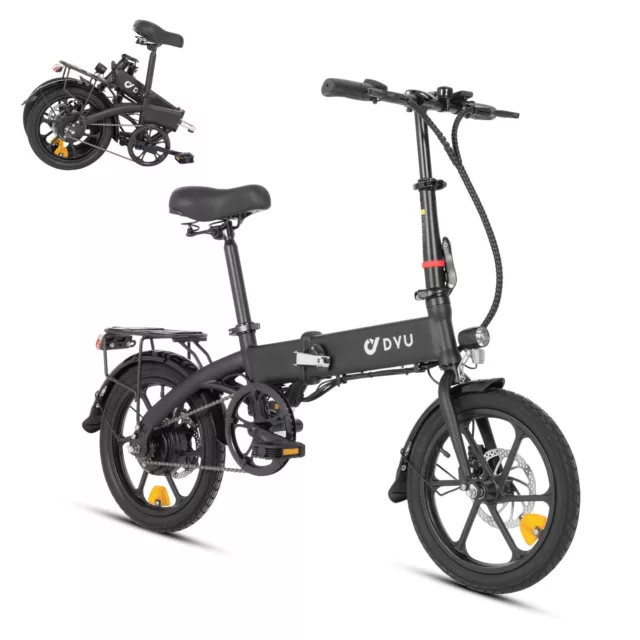 Vélo Électrique Pliant, DYU A1F 16" Urban E-Bike VÉLO DE VILLE