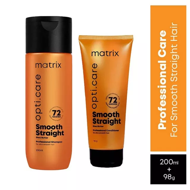 Matrix Opti.care Smooth Straight Shampooing et revitalisant lissant...