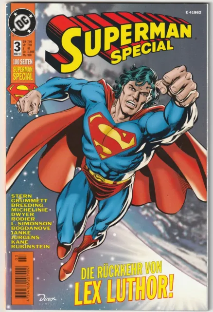 ✪ SUPERMAN SPECIAL #3 Die Rückkehr von..., Dino/DC Comics 1997 COMICHEFT TOP Z1