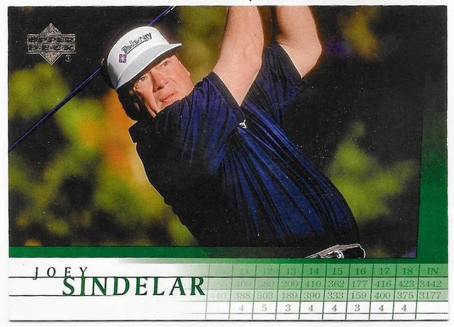⛳ 2001 Upper Deck Golf Joey Sindelar Card