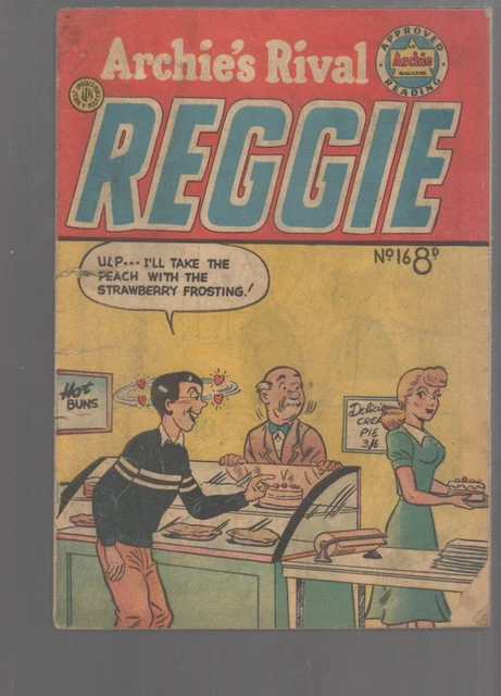 ARCHIES RIVAL Reggie 16 - Silver Age - Australian Archie Comics $25.00 ...