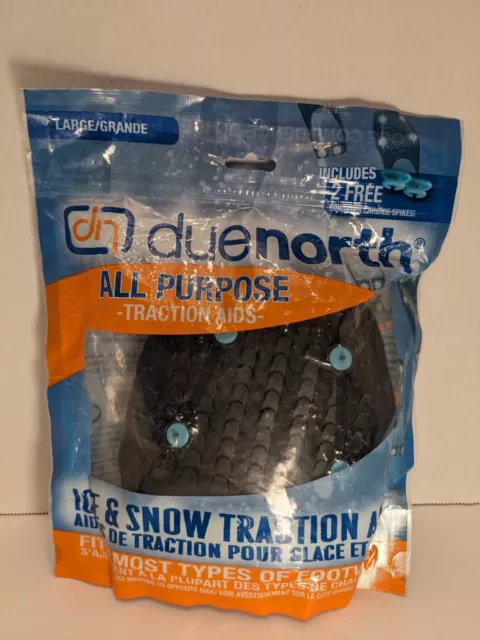 Duenorth Due North All Purpose Industrial Ice Cleats Traction Aids Size Large