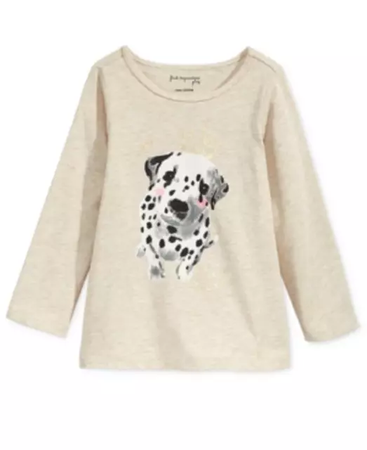 First Impressions Baby Girls 6-9 Months Long-Sleeve Princess Dog T-Shirt