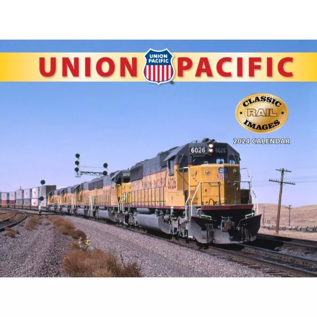 Tide-mark,  Trains Union Pacific Railroad 2024 Wall Calendar