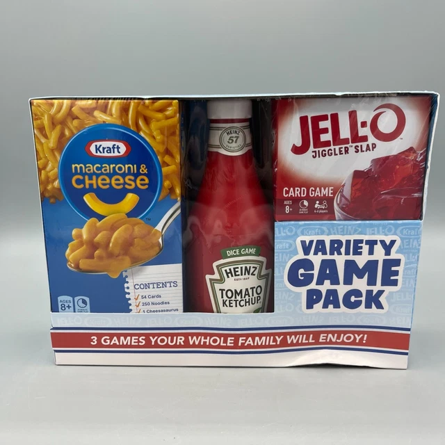 VARIETY GAME PACK 3 Games for the Family Kraft Mac & Cheese & Heinz