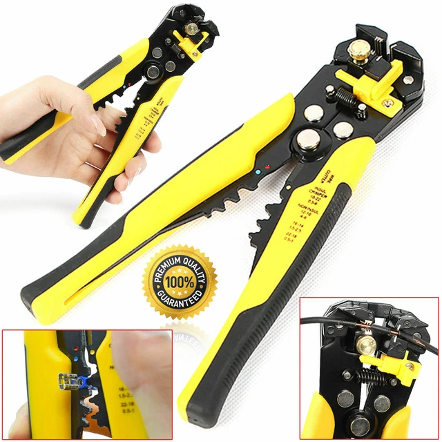 SELF ADJUSTABLE AUTOMATIC Wire Stripper Cable Cutter Crimper Tool