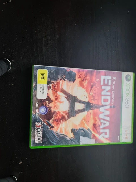 xbox 360 video game tom clancy's endwar sss