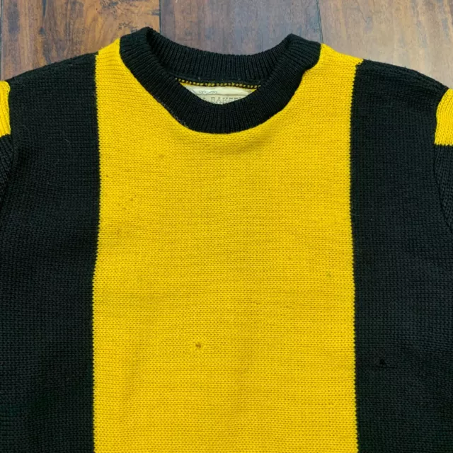 1950s Bill Bakers Oregon 50s USA Made Vintage Sweater Yellow Wool Rare 40s WWII 2