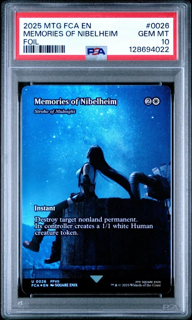 PSA 10 - Tifa Memories of Nibelheim 0026 Foil Final Fantasy