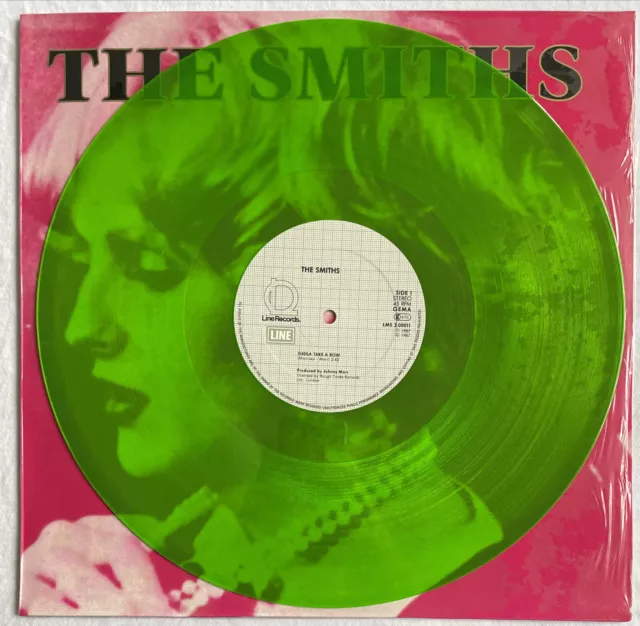 THE SMITHS - Sheila Take A Bow - Ultra Rare Geman Green Vinyl 12" NEAR MINT!