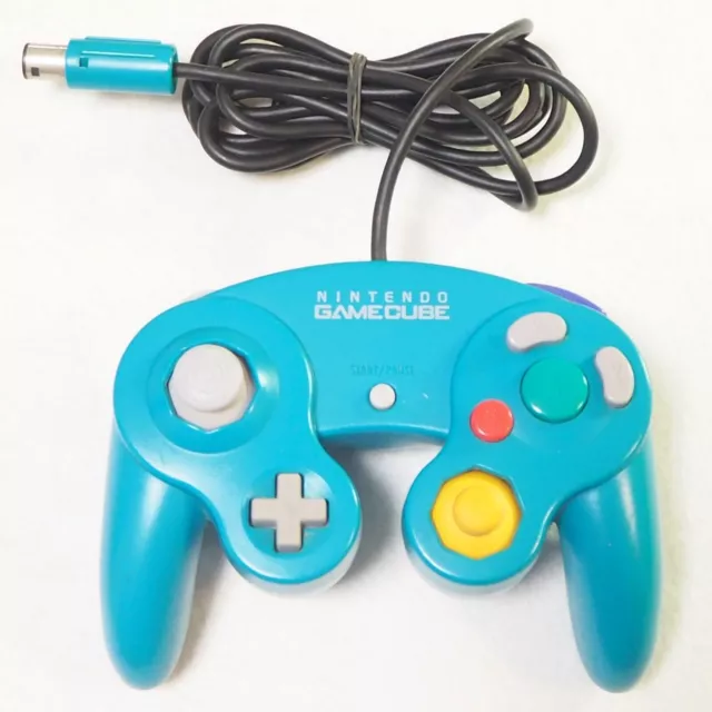 Nintendo GameCube Controller Emerald Blue game cube GC Japon importation -...