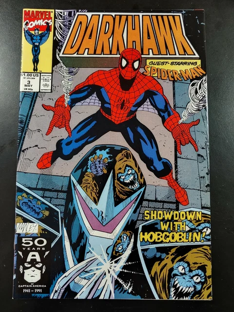 ⭐️ DARKHAWK #3 (direct) (vol 1) (1991 MARVEL Comics) VF/NM Book