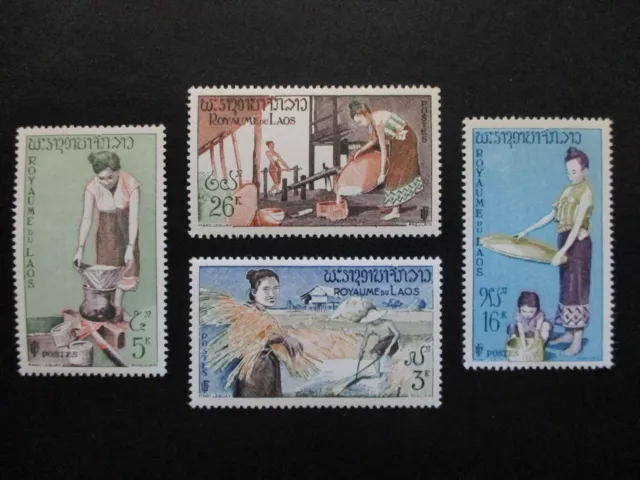 Laos #37-40 Mint Never Hinged - WDWPhilatelic (3-24)