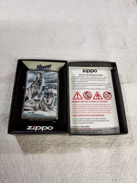 Brand new boxed genuine zippo lighter Mazzi Winter