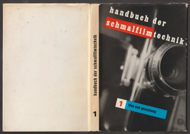 Schmalfilmtechnik " Buch " von Hellmuth Lange aus dem Jahre 1962 (Schutzhülle)