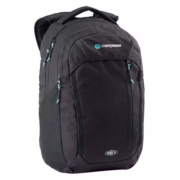 NEW Caribee Obingo Backpack w/Laptop Sleeve Black 28L