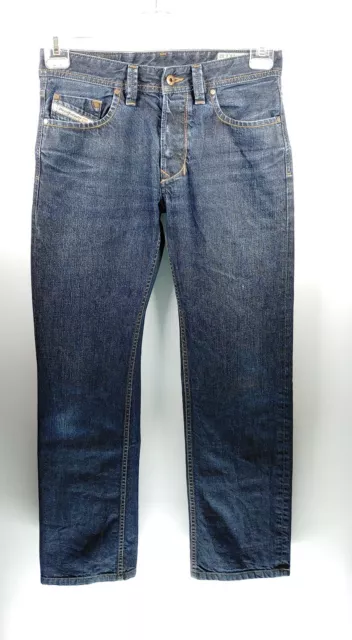 Jeans uomo Diesel Larkee Wash 008Z8 W29 L31 blu regular straight pantaloni denim